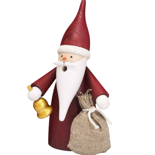 Père noel gnome par Seiffener Volkskunst - Décoration de Noel